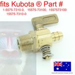 for Kubota Crankcase Drain Cock Valve Tap 1-5575-7310-0, 15575-73100, 1557573100