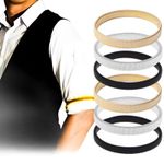 Sprung Metal Shirt Sleeve Holders Arm Bands Garters Elasticated Formal