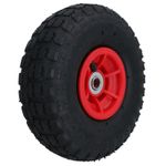 10 Inch Pneumatic Sack Truck Wheel and Tyre Garden Carts 16mm Bore