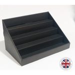 Large Black Cardboard POS Counter Top Unit CDU - 20Inch Wide