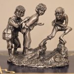 Lord of The Rings Myth & Magic Frodo Sam and Gollum Pewter Figurine 5053 Boxed