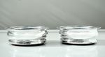 Pair Of Solid Silver, Champagne/Wine Bottle Coasters By C.J Vander: 1960: 451g