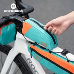 ROCKBROS Bike Top Tube Bag Bicycle Front Frame Bag Bike Accessories Pouch Set