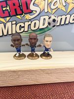 Corinthian Microstars Chelsea Gold Base Kalou Anelka Joe Cole Figures x3