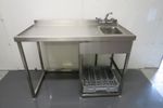 Glass Wash Station For 500 Basket Machine