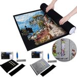 Jigsaw Puzzle Roll Up Rolling Mat Hard Storage Tube & Straps Up To 1500 Pieces