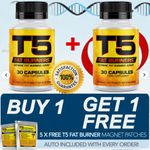 T5 FAT BURNERS CAPSULES STRONGEST LEGAL SLIMMING / DIET & WEIGHT LOSS PILLS
