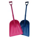 Stable Plastic Shovel Spade - Pink or Blue (Garden Snow Large Blade Manure)