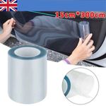 Clear Paint Protection Film Vinyl Wrap Self Adhesive for Car Bike 15cm x 3m