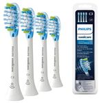 4 Pack Philips Sonicare C3 Premium Defence Sonic Toothbrush Heads White Black UK