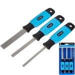 BlueSpot 3pc Thin Soft Grip Flexible Diamond Coated Files Jewellery File 193mm