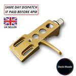 Technics Headshell for 1200 1210 & All DJ Decks In Gold OEM