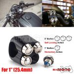 4-Button 1"(25mm) Handlebar Switch 1 Momentary Button + 3 Self-locking Button