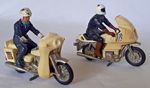 Britains Police Motorcycle With Patrolman Rider 9673 Norton & 9695 BMW R90/R100