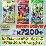 【INSTANT AUTO SEND】 Pokemon TCG Pocket Trading Card Game with 7200+ Hourglass HG