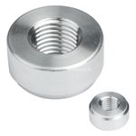 M12x1.5 Metric LOW PROFILE STAINLESS STEEL WELD ON BUNG BOSS Fuel Oil Tank