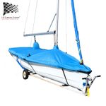 Laser Bahia Dinghy Premium Tailored Waterproof Sailing Boat Cover Blue