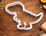 Large T-Rex Dinosaur Cookie Cutter 13cm | Birthday Party Baking | 3D Printed UK