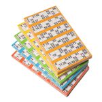 12,000 Bingo Flyers Single Sheets Jumbo 6 To View - 16 Pads of 750