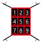 For Baseball Softball Training Target with Adjustable Features and Numbers