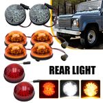 73mm FOR LAND ROVER 90 / 110 DEFENDER FRONT REAR LED SIDE INDICATOR TAIL LIGHTS