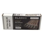 Arroworthy Classic Semi Oval Angled Long Handle Brushes Box Set 5 Pack