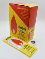 RONSON PIPE EXTRA LONG WHITE PIPE CLEANERS NATURAL COTTON BLEACH WHITE PACK 50