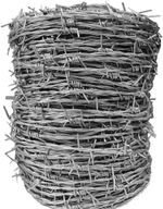 100m Galvanised Barbed Wire Livestock Paddock Field Garden Security Fencing