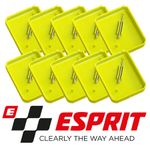 10 x ESPRIT WINDSCREEN REPAIR TUNGSTEN DRILL BURR 1.6mm DIA TIP FG2 YELLOW