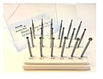 JEWELRY STONE SETTING BURS, 18 PCS, Sizes 010 - 037 QUALITY BURS FOR JEWELERS
