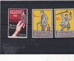 Hamburg - Mumm & Frerichs, Eucalyptus oil - 3 poster stamps