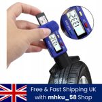 Digital Tyre Tread Depth Gauge Measuring Tool Caliper Thickness Gauges Car Van