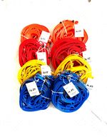 Biothane Ladder Reins 12 ft & 14 ft Colour Orange-Red-Yellow-Blue Riding Reins