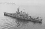 WW2 Picture Photo 1944 Confidential photo USS Washington off Port Angeles 2375