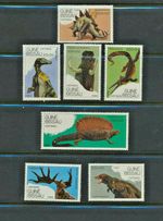 Dinosaurs Prehistoric Animals Guinea Bissau #827-33 Mint NH Complete $10.00 Valu