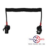 PREMIUM ABS EBS TRUCK TRAILER HGV SUSIE SUZIE COIL LEAD 24V 7 PIN LONG 4.5 METRE