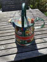 2 Gallon Water Can Buckby Can Canal Bargeware Vintage Hand Painted Roses
