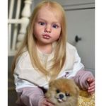 Reborn Baby Doll 40inch Aloenka Painted DIY Kit Toddler Girl Rooted Hair w/ Body