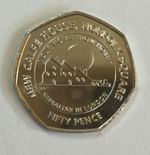 Gibraltar 2018  50p Calpe House Coin UNC from sealed bag. #415