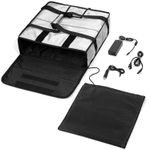 Electric heated & insulated Pizza & Food Delivery Bag. Home Outlet & Car Plug