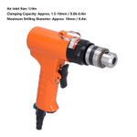 ⁺3/8in Pneumatic Air Drill Pistol CW CCW Reversible 10mm Hole Drilling Tools