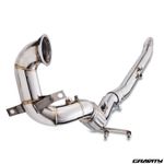 3" STAINLESS EXHAUST DE CAT DECAT DOWNPIPE FOR VOLKSWAGEN MK7 MK7.5 GOLF R 13+