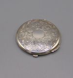 LOVELY SMALL STERLING SILVER COMPACT