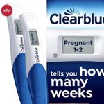 Clearblue Digital Pregnancy Test withWeeks Indicator - 2 tests