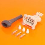 Genuine TE Grey 3 Way Junior Power Timer With Terminals Boot and Cable Seals 