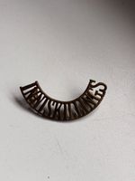 Royal Inniskilken Fusiliers WW1 Shoulder Title Brass