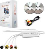 USB Video Capture Card Audio Grabber for RCA VHS to Digital PC Mac Windows