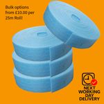 UNDERFLOOR HEATING RETRO EDGE / PERIMETER INSULATION (25M ROLLS - 100mm x 4mm)