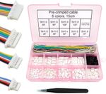 SH1.0 Connectors and Pre-Crimped Silicone Cables Compatible with JST SH 1.0mm fo