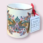 William Morris At Home Peacock & Bird Festive China White Mug With Tags 